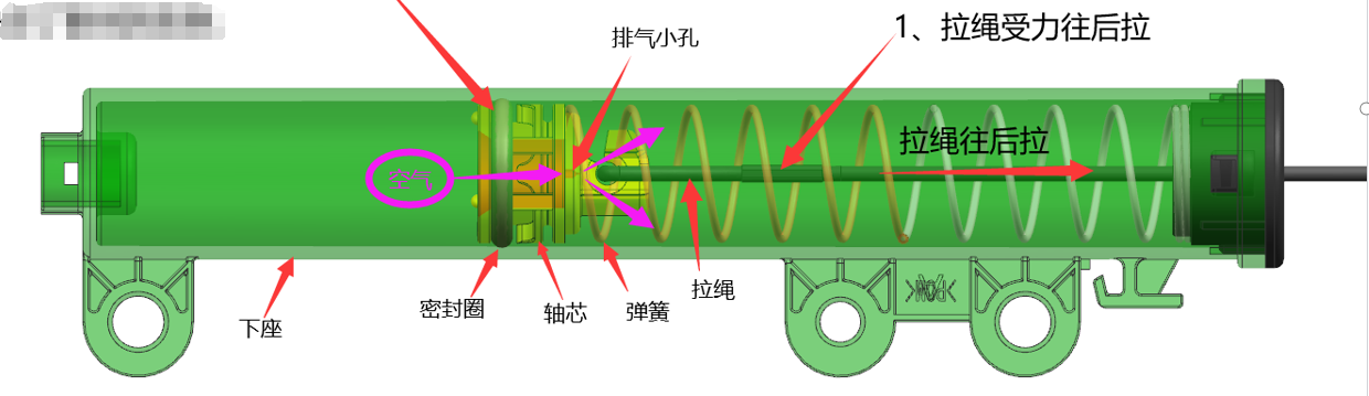 拉绳式阻尼器工作原理