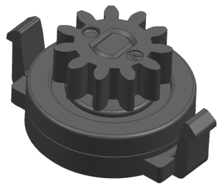 齿轮阻尼器RD-T021适用于眼镜盒、杯托、家电、智能锁